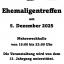 Ehemaligentreffen am 5.12.2025